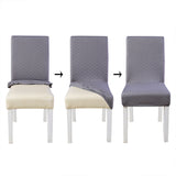 Stretch short chair cover