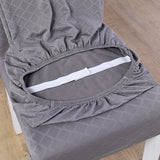 Stretch short chair cover